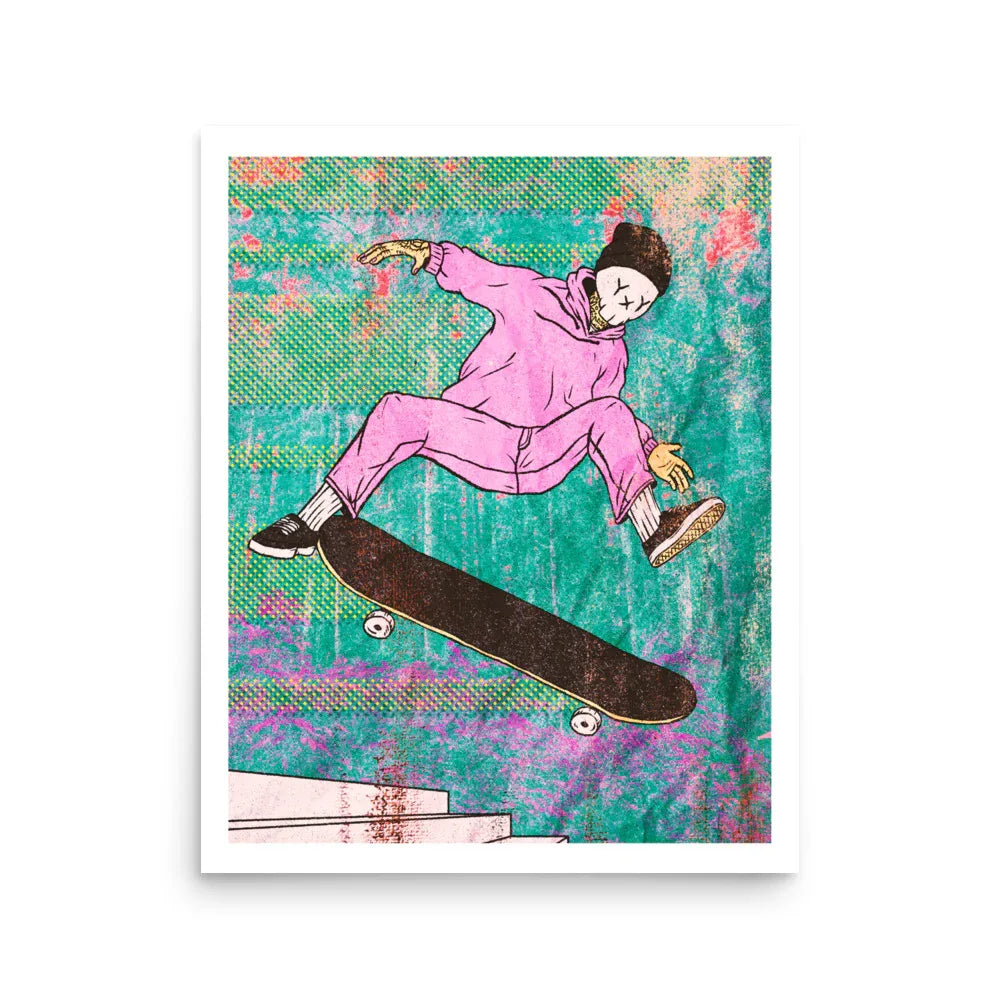 On The Way Down Print - Zach Daydreams Portfolio & Shop