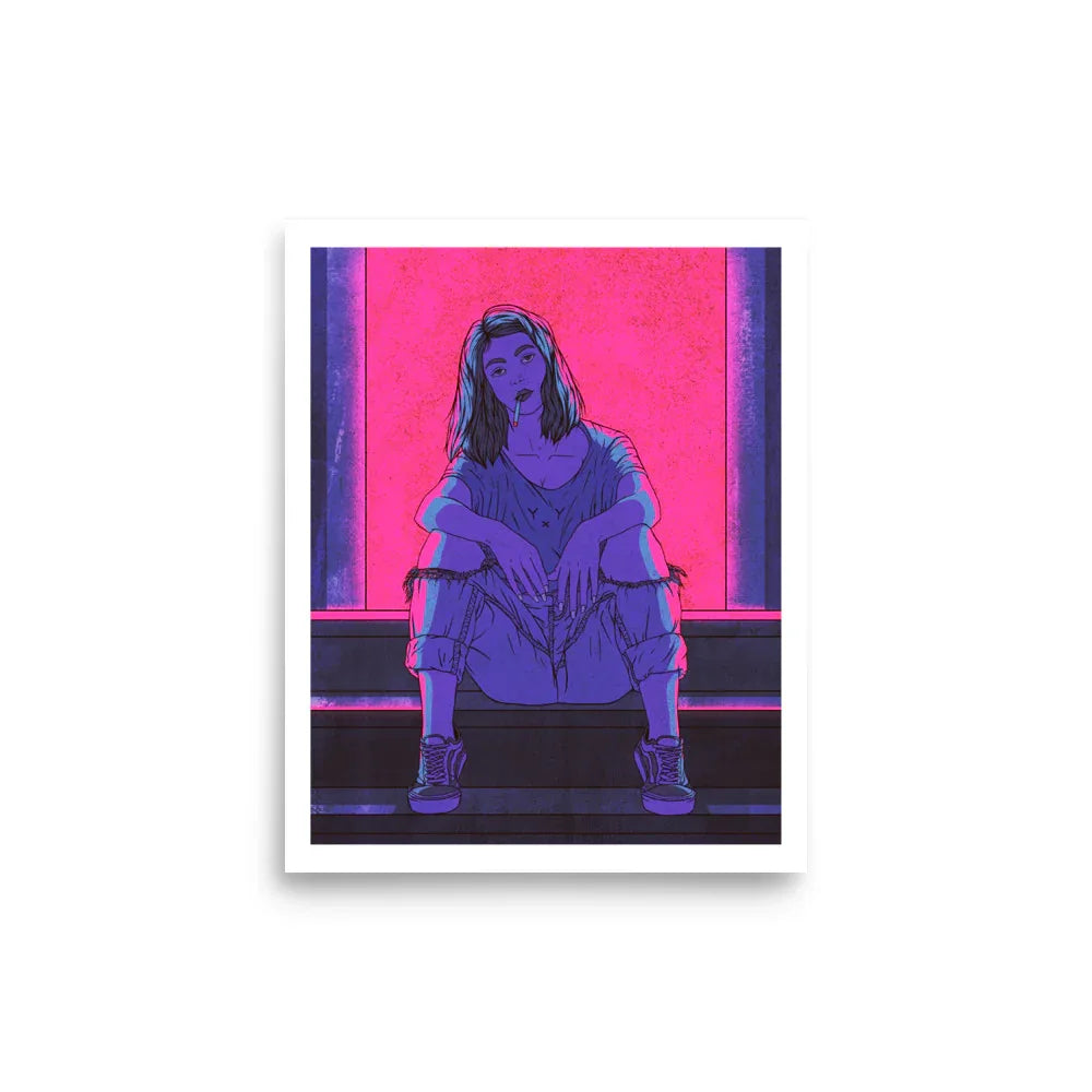 Smoke Break Print - Zach Daydreams Portfolio & Shop