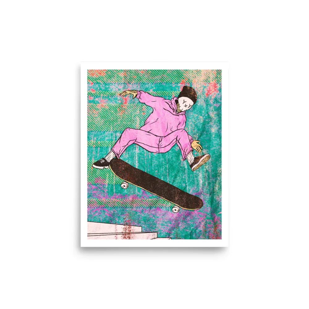 On The Way Down Print - Zach Daydreams Portfolio & Shop